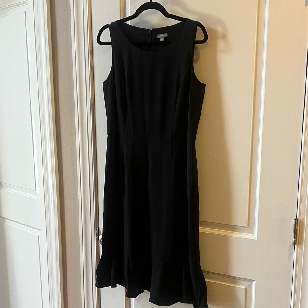 Ann Taylor Classic Black Midi Dress